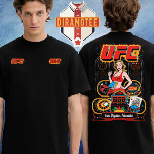 UFC 324 Old Vegas At T-Mobile Arena In Las Vegas Nevada On January 24 2026 Two Sided Unisex T-Shirt