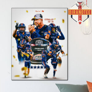 UTSA Roadrunners Football Are First Responder Bowl Champions 2025 Home Decor Poster Canvas