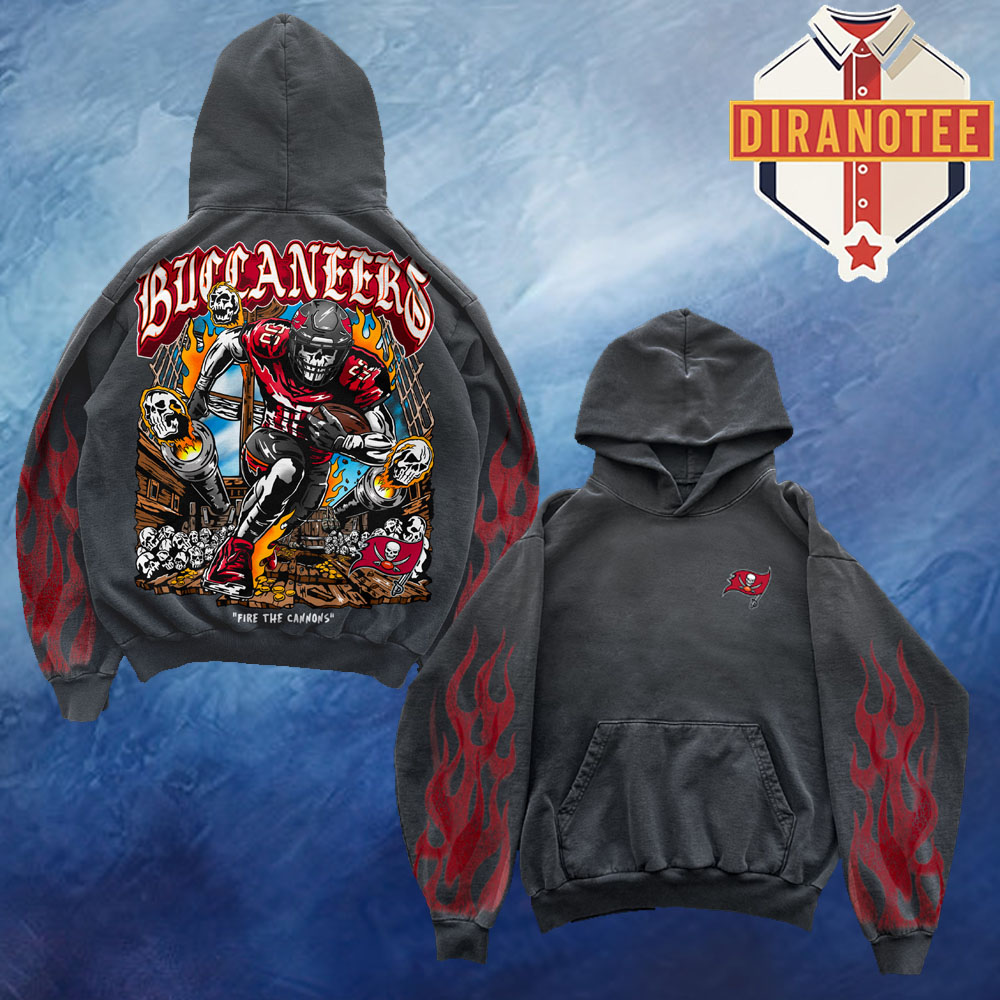 Warren Lotas X Tampa Bay Buccaneers Fire the Cannons Black Unisex Hoodie Warren Lotas X Tampa Bay Buccaneers Fire the Cannons Black Unisex Hoodie