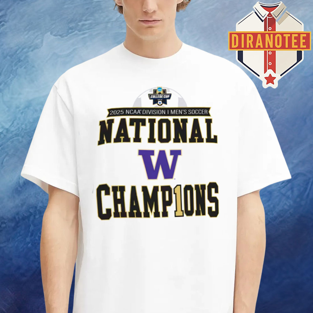 Washington Huskies 2025 NCAA Men's Soccer National Champions Locker Room Unisex T-Shirt Washington Huskies 2025 NCAA Men's Soccer National Champions Locker Room Unisex T-Shirt