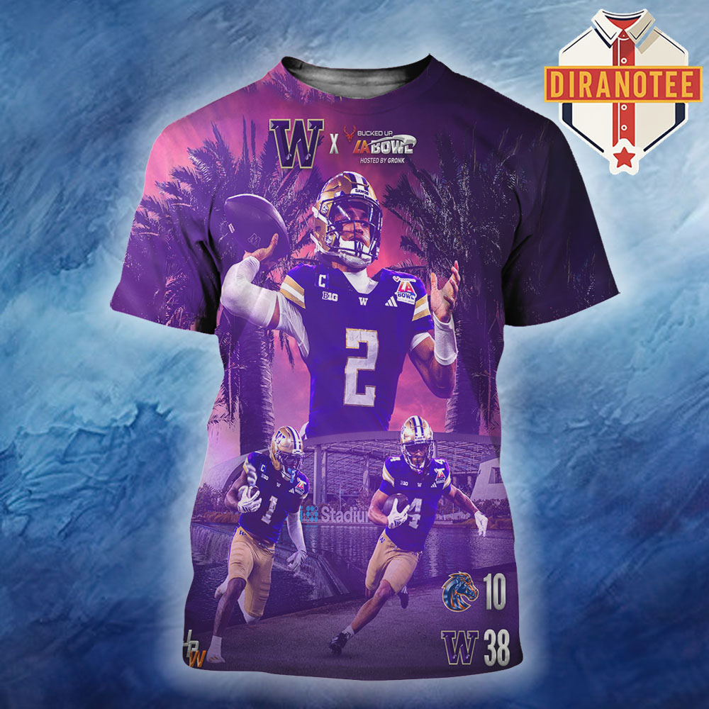 Washington Huskies Foolball Are 2025 Bucked Up LA Bowl Champions All Over Print Shirt Washington Huskies Foolball Are 2025 Bucked Up LA Bowl Champions All Over Print Shirt