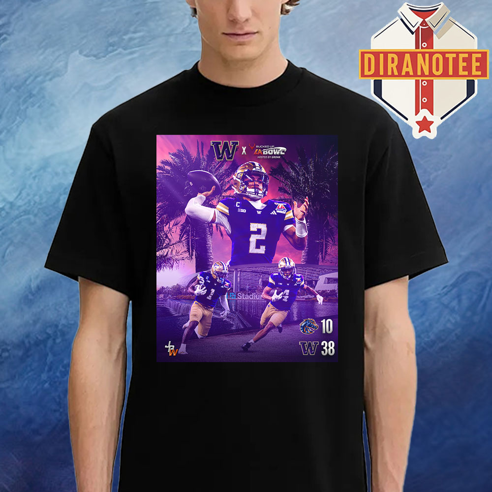 Washington Huskies Foolball Are 2025 Bucked Up LA Bowl Champions Unisex T-Shirt Washington Huskies Foolball Are 2025 Bucked Up LA Bowl Champions Unisex T-Shirt