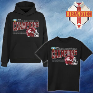 Washington State Cougars Football Are 2025 Famous Idaho Potato Bowl Champions Helmet At Albertsons Stadium In Boise Idaho On December 22 2025 Unisex T-Shirt Hoodie