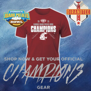 Washington State Cougars Football Are 2025 Famous Idaho Potato Bowl Champions Official Unisex T-Shirt