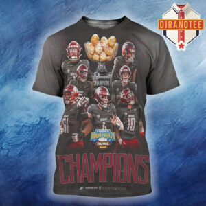 Washington State Football Are 2025 Famous Idaho Potato Bowl Champions All Over Print Shirt