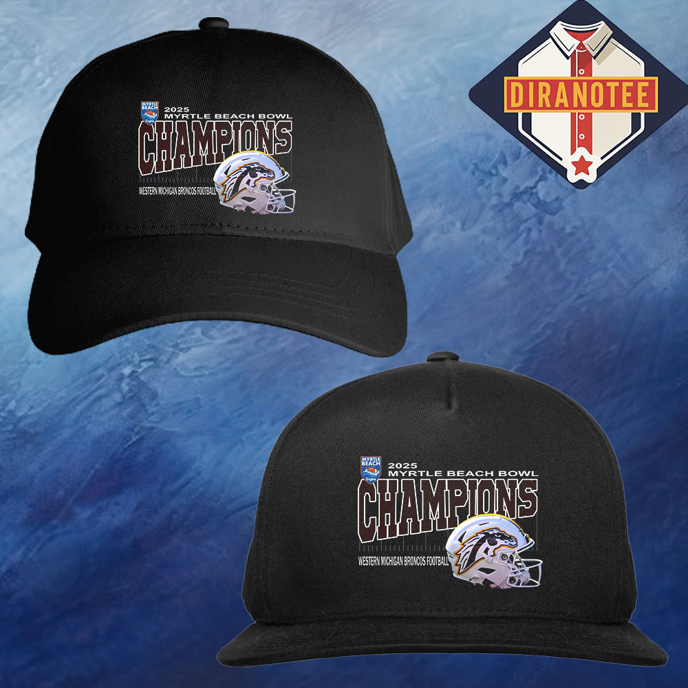 Western Michigan Broncos Football Are 2025 Myrtle Beach Bowl Champions Helmet At Brooks Stadium In Conway South Carolina On December 19th 2025 Classic Cap Hat Snapback Western Michigan Broncos Football Are 2025 Myrtle Beach Bowl Champions Helmet At Brooks Stadium In Conway South Carolina On December 19th 2025 Classic Cap Hat Snapback