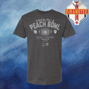 2026 Chick-fil-A Peach Bowl 2 Team Oregon Vs Indiana Matchup Unisex T-Shirt