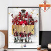 Indiana Hoosiers Are Peach Bowl 2026 Champions NCAA Home Decor Poster Canvas