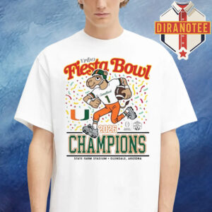 2026 Fiesta Bowl Miami Hurricanes Champions Unisex T-Shirt