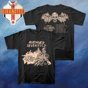 Avenged Sevenfold Life Is But A Dream Latin America Tour 2026 Schedule Two Sided Unisex T-Shirt