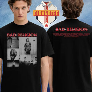 Bad Religion Stranger Than Fiction Tour 2026 Merch Two Sided Unisex T-shirt