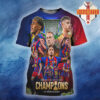 FC Barcelona Are Supercopa 2026 Campions All Over Print Shirt