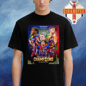 Barcelona Are The Supercopa De Espana 2026 Champions Unisex T-Shirt