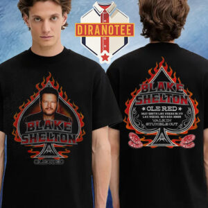 Blake Shelton Ole Red Vegas Blake Of Spades Tee In Las Vegas Tour 2026 Unisex T-Shirt
