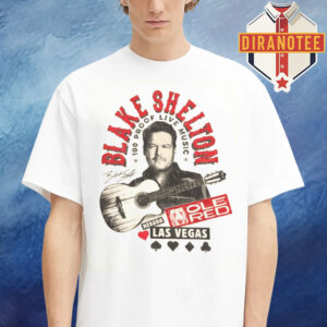 Blake Shelton The Colosseum At Caesars Palace Las Vegas Tour 2026 Merch Unisex T-Shirt