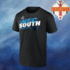 Carolina Panthers 2025 NFC South Division Champions Conquer Unisex T-Shirt