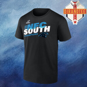 Carolina Panthers 2025 NFC South Division Champions Conquer Unisex T-Shirt