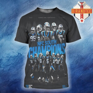 Carolina Panthers Are NFC South Champions NFL All Over Print Shirt