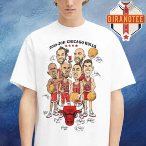 Chicago Bulls Derrick Rose Collection 2010 2011 Chicago Bulis Team Unisex T-Shirt