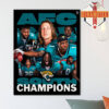 Carolina Panther Are NFC South Champions 2026 Home Decor Poster Canvas