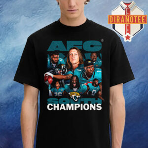 Congrats Jacksonville Jaguars Are 2025 AFC South Champions NFL Unisex T-Shirt