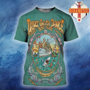 Dance Gavin Dance Show Poster Cruise Tour 2026 In Miami FL To Costa Maya Mexico On January 22-26 2026 All Over Print Shirt