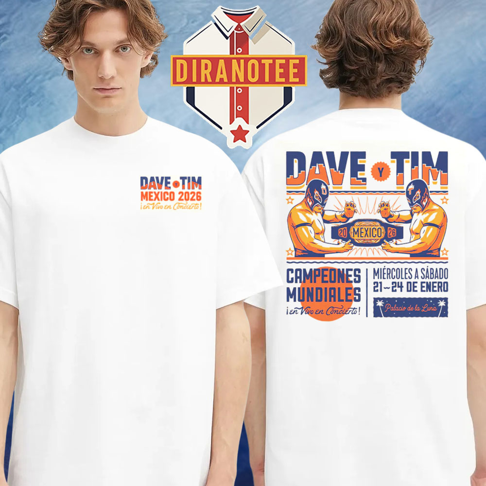 Dave Matthews And Tim Reynolds Merch Tee Wrestlers Mexico 2026 Two Sided Unisex T-Shirt Dave Matthews And Tim Reynolds Merch Tee Wrestlers Mexico 2026 Two Sided Unisex T-Shirt