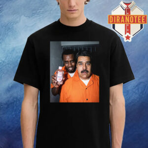 Diddy With Nicolás Maduro Funny Prison Meme Johnson’s Baby Oil Unisex T-Shirt