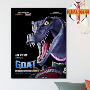 Goat Movie Poster Character Kouyate By Aja Wilson Exclusively In Theatres February 13 2026 Home Decor Poster Canvas