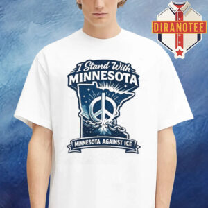 I Stand With Minnesota Minnesota Against ICE Unisex T-Shirt