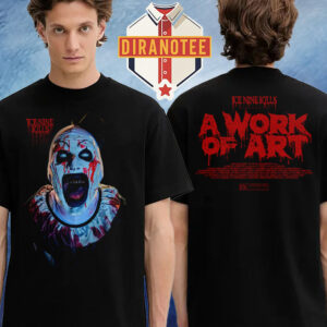 Ice Nine Kills X A Work Of Art Merch Tee Terrifier Scream Two Sided Unisex T-Shirt