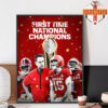 Indiana Hoosiers Are 2026 CFP National Championship Win Home Decor Poster Canvas