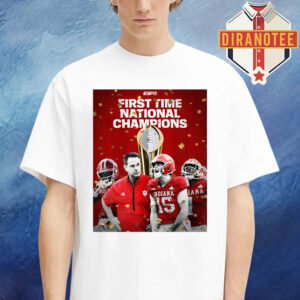 Indiana Hoosier Are College Football National Champion 2026 First Time Unisex T-Shirt