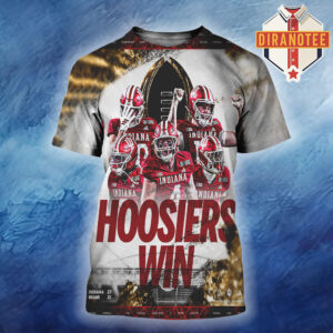 Indiana Hoosiers Are 2026 CFP National Championship Win All Over Print Shirt