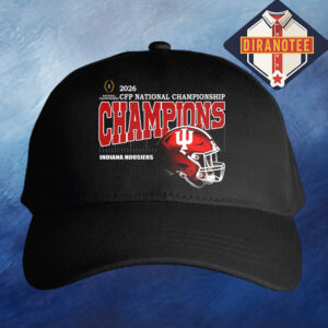 Indiana Hoosiers Are 2026 College Football Playoff National Champions Helmet On January 19 2026 In Miami Fl Classic Cap Hat Snapback