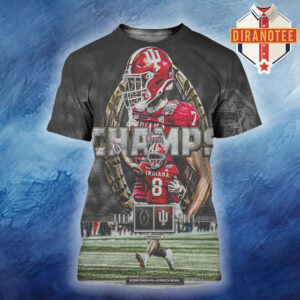 Indiana Hoosiers Are Peach Bowl 2026 Champions NCAA All Over Print Shirt