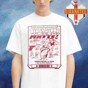 Indiana Hoosiers Vs Miami Hurricanes Beach Bound For The Natty The National Championship On January 19 2026 In Miami FL Unisex T-Shirt