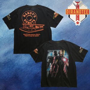 Iron Man 2 X Randy’s Donuts X Freak’s Store Two Sided Unisex T-Shirt