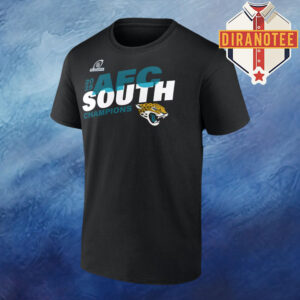 Jacksonville Jaguars 2025 AFC South Division Champions Conquer Unisex T-Shirt
