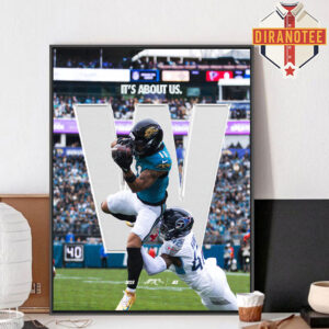 Jacksonville Jaguars Win 2025 AFC South Champions NFL Home Decor Poster Canvas