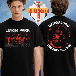 Linkin Park From Zero Bengaluru 2026 Venues Tee At Brigade Innovation Gardens In Bengaluru India On January 23 2026 Two Sided Unisex T-Shirt