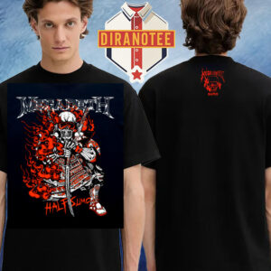 Megadeth X Half Sumo Merch Tee Farewell Fire 2026 Tour Two Sided Unisex T-Shirt