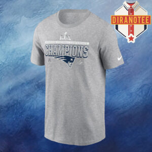New England Patriots Nike 2025 AFC Champions Locker Room Trophy Collection Unisex T-Shirt