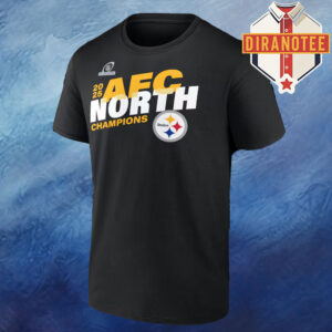 Pittsburgh Steelers 2025 AFC North Division Champions Conquer Unisex T-Shirt