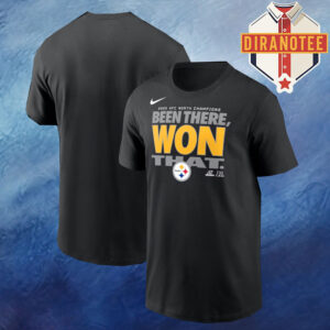 Pittsburgh Steelers Nike 2025 AFC North Division Champions Locker Room Unisex T-Shirt