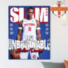 SLAM 260 Gold Metal Cover Poster Jalen Duren Magazine The Unbreakable NBA Home Decor Poster Canvas