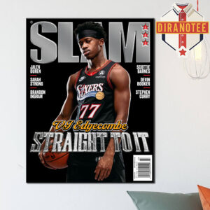 SLAM 260 Cover Poster VJ Edgecombe Straight To It Magazine Home Decor Poster Canvas