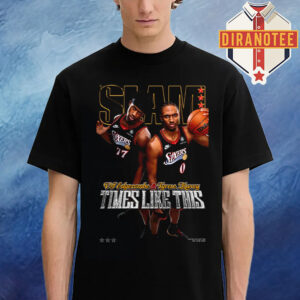 SLAM 260 Cover Tee Tyrese Maxey And VJ Edgecombe Time Like This Unisex T-Shirt