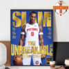 SLAM 260 Gold Metal Cover Poster Jalen Duren Magazine The Unbreakable NBA Home Decor Poster Canvas