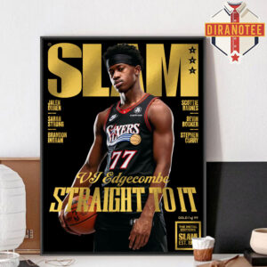 SLAM 260 Gold Metal Cover Poster VJ Edgecombe Straight To It Magazine Home Decor Poster Canvas
